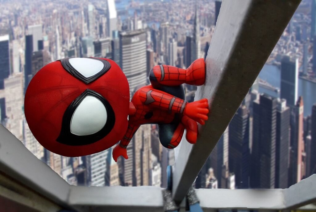 Spiderman toy in NYC